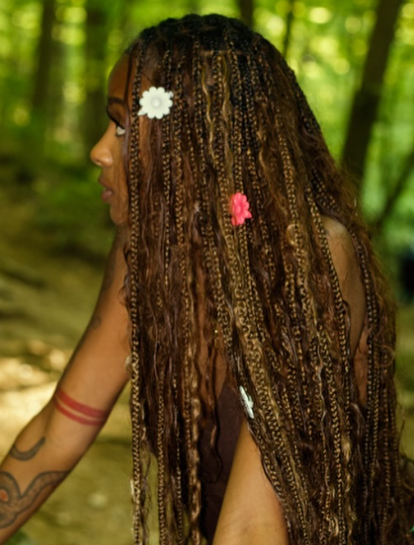 Yammi hair look — boho braids