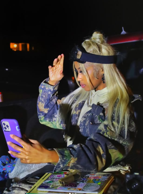 Yammi fashion look — camo nights